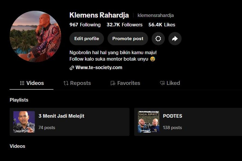 Klemens Rahardja on TikTok
